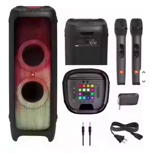 Promotions sur l'enceinte Bluetooth portable, 1100W, avec effets lumineux, pack karaoké avec micros sans fil PartyBox 1000 - Product Image 3