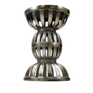 Taburete de aluminio cóncavo de metal de alta calidad a la venta Taburete de metal de muebles de calidad superior de la India - Product Image 5