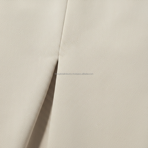 High Quality Customizable Men's Canvas Wide Leg <b>Trousers</b> Streetwear Loose Fit Lightweight <b>Elastic</b> Waist Pleated Casual Summer - Product Image 5