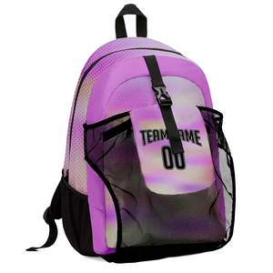 Sac à dos de basketball en nylon écologique pour l'école, les voyages, la randonnée et un usage décontracté avec logo personnalisé, capacité de 30 à 40 L, prix bas - Product Image 2