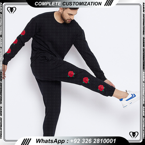 Conjunto de jogging personalizado para hombre, conjunto de sudadera y Jogger, monos de hombre de alta calidad a juego - Product Image 3