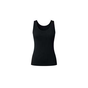 Top Básico de Punto con Cuello Ovalado - Negro - Negro - Product Image 5