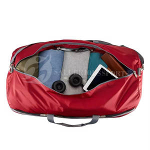 Sac de voyage sport multifonction de haute qualité, style à motif personnalisé, nylon imperméable 30-40L avec poche zippée - Product Image 2