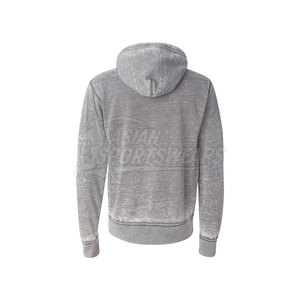 Sweats à capuche en tissu épais et résistant, effet délavé, style urbain, chauds pour l'hiver, en vente - Product Image 4