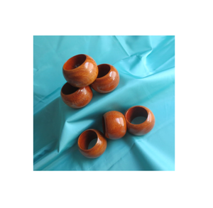 Anneau de serviette en bois anneaux de serviette de fête de mariage accessoires de Table à manger décoratifs 1 Pc/sac d'opp pour Offre Spéciale - Product Image 6