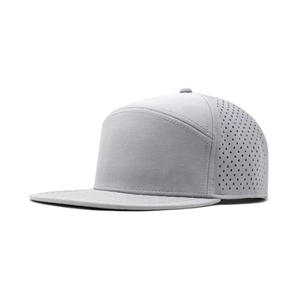 Gorra de béisbol deportiva personalizada de 7 paneles, gorra de golf deportiva perforada con agujeros cortados a láser impermeable de ala plana al por mayor, gorra deportiva para las cuatro estaciones - Product Image 6