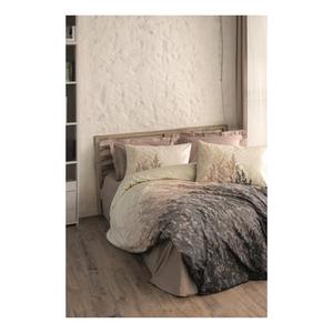 Ensemble de housse de couette simple double en coton beige Lindon - Product Image 1