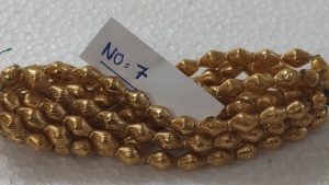 ลูกปัดแก้วสีทองขนาด7มม. พร้อมผิวโลหะเงาสำหรับทำเครื่องประดับงานฝีมือประดับด้วยลูกปัดและงานประดิษฐ์ทำด้วยตัวเองอย่างหรูหราอเนกประสงค์ - Product Image 5