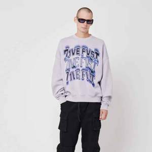 Pulls en tricot avec logo personnalisé Pulls en coton à col rond jacquard Pulls en tricot surdimensionnés pour hommes - Product Image 3