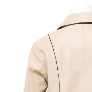 New Arrival High Quality <b>Women's</b> Winter <b>Jacket</b> Genuine Leather Satin Stand Collar Waterproof Autumn Season Fashion - Product Image 6