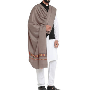 Chal de Invierno para Hombre, Diseño de Lujo, Estampado Personalizado, Suave, de Cachemira, Pashmina de Lana, Servicio OEM, MOQ Bajo - Product Image 3