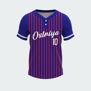 Camiseta de Béisbol de Dos Botones, Nueva Moda, Jersey de Béisbol Personalizado Sublimado en Venta - Product Image 6