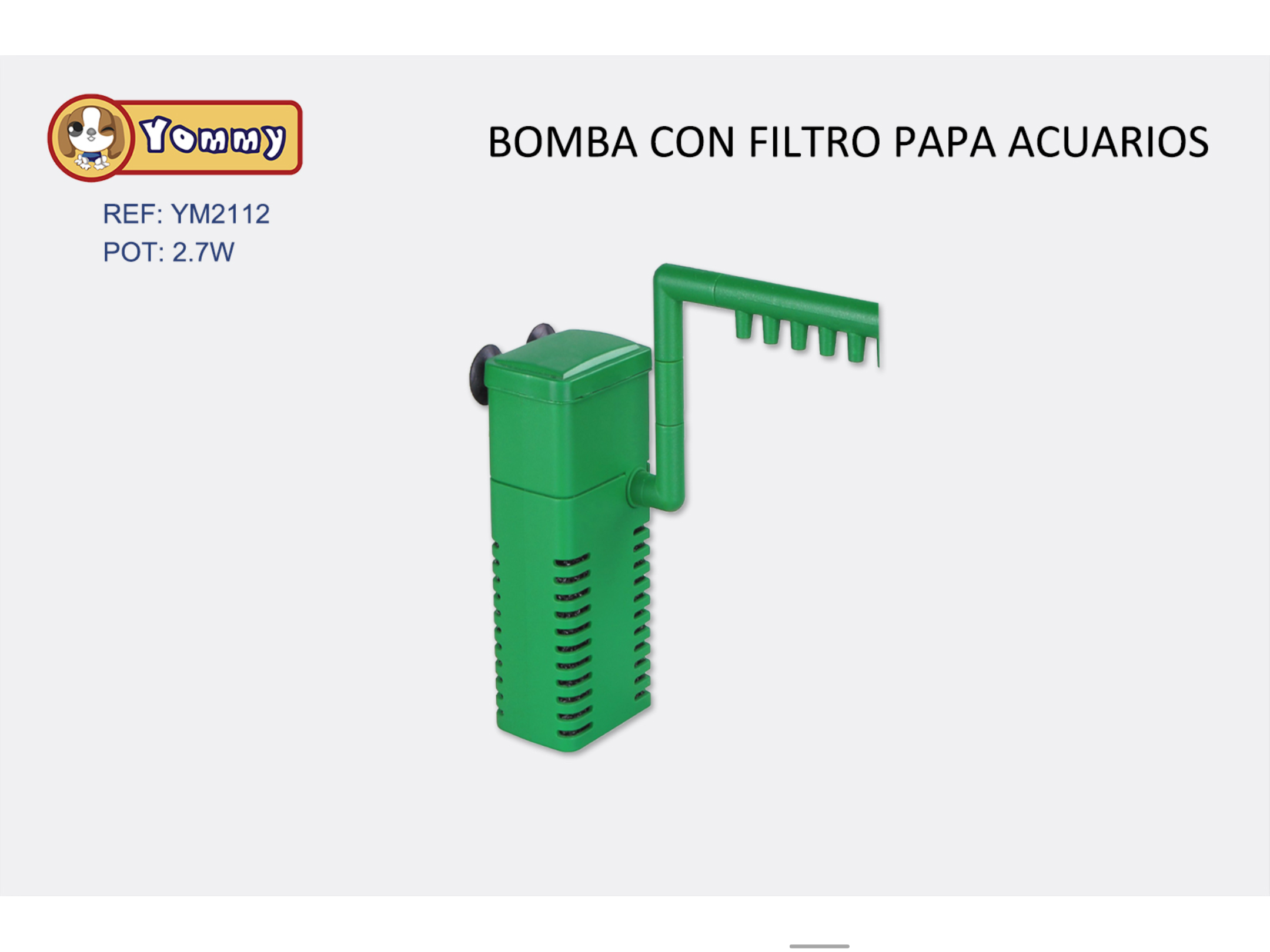 Vert : Inter 2,7W 500L/H