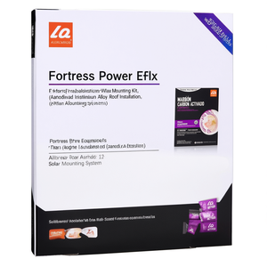 Kit de montage mural Fortress Power EFlex Max - Alliage d'aluminium anodisé pour installation sur toit - Product Image 2