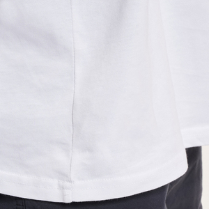 T-shirt vierge surdimensionné de qualité supérieure avec logo personnalisé et épaules tombantes lourdes pour hommes - Product Image 5