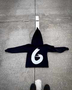 Sudadera con capucha térmica de algodón de gran tamaño Vintage para hombre, Jersey personalizado de alta calidad con estampado de hojaldre en relieve, hombro caído sin borde crudo - Product Image 6