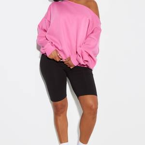 Sudadera con capucha y cremallera de felpa francesa de 400 Gsm ecológica de alta calidad, Conjunto de sudadera de manga larga de gran tamaño, logotipo personalizado impreso para mujer - Product Image 5