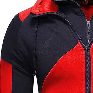 <b>Trendy</b> Look Zipper <b>Hoodie</b> With Adjustable Hood Design Comfortable Fleece Basics Zipper <b>Hoodie</b> With Simple Look - Product Image 4