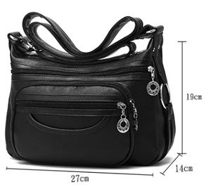 Fournisseur de sacs fourre-tout pour femmes PU Leather Ladies Female Fashion Luxury Shoulder Handbags blank tote bag - Product Image 6