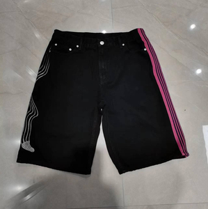Short en jean délavé vintage de haute qualité pour hommes - Product Image 5