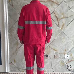 Vente en gros de vêtements de travail en coton polyester ignifuge pour homme mécanicien Combinaison confortable pour la construction feu extérieur adultes - Product Image 6