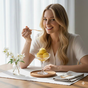 Ensemble de cuillères en nacre sculptées à la main de qualité supérieure, cuillères à dessert en coquille de mer naturelle pour un coffret cadeau de luxe - Product Image 5