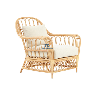 เก้าอี้ไม้ไผ่สไตล์วินเทจเฟอร์นิเจอร์ไม้ไผ่สำหรับตกแต่งบ้านทนทานเวียดนามขายส่ง - Product Image 5