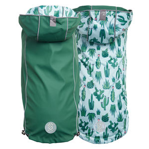Impermeable Reversible Elasto-Fit Verde/Verde Estampado, Estilo Casual, Ropa de Ocio - Product Image 1