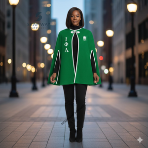 Iota Phi Lambda <b>Cape</b> Shawl Women <b>Poncho</b> Wrap Wool <b>Cape</b> <b>Poncho</b> Stylish Shoulder <b>Cape</b> Wrap Mantle Shawl <b>Cape</b> Outerwear - Product Image 4