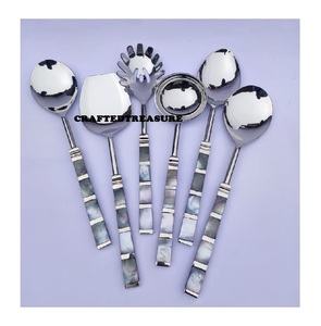 Juego de cubiertos de latón de acero inoxidable reutilizable ecológico más vendido Diseño personalizado Cubiertos de lujo Acabado dorado Incluye cuchillo - Product Image 2