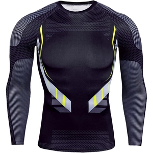 New Arrival Manufacturer Sublimated Custom Design Bjj MMA <b>Rashguard</b> Breathable Compression Shirts Gym USA Size <b>Rashguard</b> for Men - Product Image 6