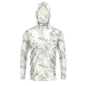 Sudadera con capucha de pesca de secado rápido rendimiento poliéster impresión por sublimación alta calidad OEM Upf 50 + camisa de pesca con capucha - Product Image 6