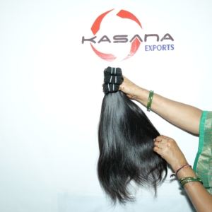 Tejido crudo fabrica paquete vietnamita cabello de color natural negro recto virgen procesamiento ninguna extensión de cabello humano para mujeres - Product Image 6