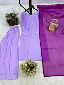 RADHE EXPORT présente un nouveau costume traditionnel prêt-à-porter à séchage rapide en 3 pièces, salwar kameez avec dupatta, pour les fêtes et toutes les saisons. - Product Image 5