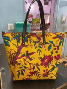 Haute qualité Vintage femmes tricoté sac fourre-tout grande capacité indien imprimé bureau dame porte-documents Zip deux chaînes sac à bandoulière - Product Image 6