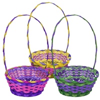 Produits en ligne paniers de pâques stockage cadeau de noël tissé bambou fruit oeuf bonbons fleur fille panier décoration fête d'anniversaire
