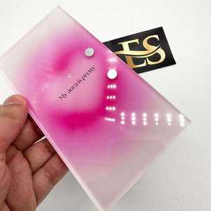 Support à cils en acrylique My Aura Pretty, personnalisable avec logo imprimé, organisateur d'extensions de cils, Aura rose, service OEM - Product Image 4