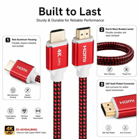 Câble HDMI tressé 4K 60Hz 18Gbps HDMI 2.0 haute vitesse