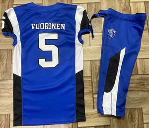 Uniforme de football américain personnalisé-Vêtements de sport d'été respirants à manches courtes grande taille - Product Image 5