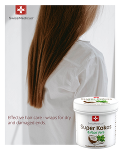 SwissMedicus 150ml Super Huile de Coco avec Aloe Vera, Soin Nourrissant Visage & Corps pour l'Hydratation de la Peau et des Cheveux, Utilisation Quotidienne, Origine Tchèque - Product Image 3