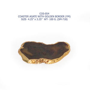 Posavasos Redondo Extra Grande de Resina Ecológica Estilo Geoda de Ágata con Purpurina para Tazas y Botellas Grandes MAE - Product Image 4