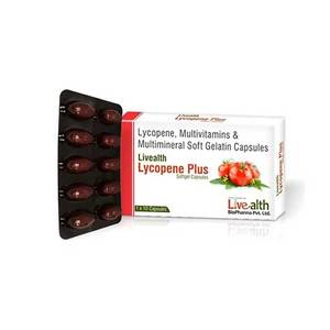 Nouvelle vente la plus chaude Lycopène Livealth Plus Capsules de gélatine molle Multivitamines et suppléments de soins de santé à base de plantes au lycopène - Product Image 6