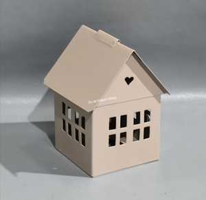 เชิงเทียนทรงรีทำด้วยมือศิลปะเหล็กขนาดเล็กโบราณเป็นมิตรกับสิ่งแวดล้อมที่วางเทียนชาตกแต่งบ้านคริสต์มาส - Product Image 2