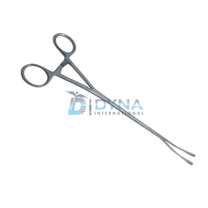 Tijeras VATS Foerster Curvas Izquierdas de 20 mm con Mordazas Ovaladas Dentadas de Acero Inoxidable, Eje de 10 mm, Instrumentos Cardiovasculares Aprobados por CE ISO - Product Image 3