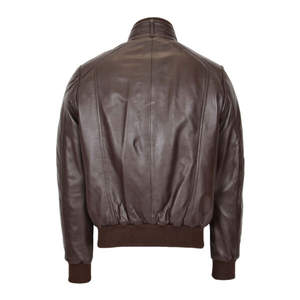 Diseño superior 100% Chaqueta de invierno de manga larga con cuello levantado de cuero de alta calidad para hombre Diseño personalizado disponible a un precio razonable - Product Image 2