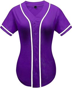Maillot de baseball à manches courtes et col en V pour femmes MICR@TECH SPORTS, uniforme d'équipe de softball avec logo et design personnalisés - Product Image 6