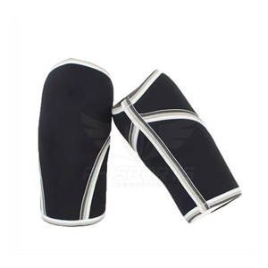 Manchon de genou de basket-ball en néoprène confortable de haute qualité impression de logo personnalisé nouveau Design pour hommes et femmes sécurité de Fitness - Product Image 2