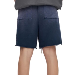 Custom Summer Unisex Cotton <b>Shorts</b> High Street Loose Fit Anti-Wrinkle Embroidery <b>Patch</b> Vintage Distressed Acid Washed Look for - Product Image 5