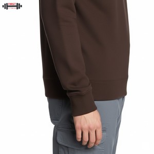 Sweatshirts d'hiver pour femmes respirants et tendance, style décontracté streetwear, meilleure qualité, oversize, épaules tombantes, polyester/coton - Product Image 4