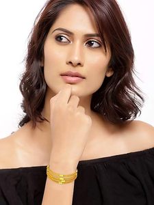 Most Beautiful Gold <b>Bangle</b> Top Quality Women Fashion Jewelry <b>Bangle</b> <b>Indian</b> Handcrafted Brass <b>Bangle</b> Handmade Products - Product Image 4